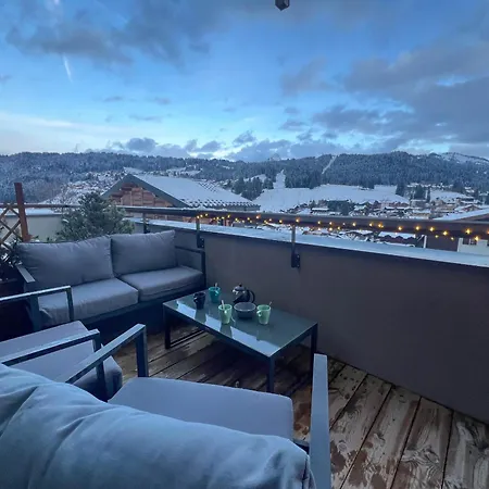 Bel Aux Gets Avec Sauna, Jacuzzi Et Wi-fi Les Gets
